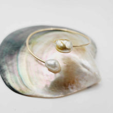 Load image into Gallery viewer, READY TO SHIP Civa Fiji Pearl Cuff - 14k Gold Fill FJD$