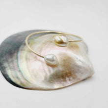 Load image into Gallery viewer, READY TO SHIP Civa Fiji Pearl Cuff - 14k Gold Fill FJD$