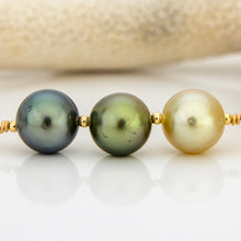 Load image into Gallery viewer, CONTACT US TO RECREATE THIS SOLD OUT STYLE Civa Fiji Saltwater Graded Pearl Trio Bracelet - 14k Gold Fill FJD$