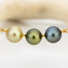 Load image into Gallery viewer, CONTACT US TO RECREATE THIS SOLD OUT STYLE Civa Fiji Saltwater Graded Pearl Trio Bracelet - 14k Gold Fill FJD$