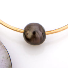 Load image into Gallery viewer, READY TO SHIP Civa Fiji Saltwater Pearl Bangle - 14k Gold Fill FJD$