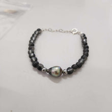 Load image into Gallery viewer, READY TO SHIP Bead Saltwater Pearl Bracelet in 925 Sterling Silver - FJD$