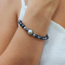 Load image into Gallery viewer, READY TO SHIP Bead Saltwater Pearl Bracelet in 925 Sterling Silver - FJD$