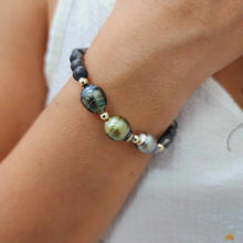 Load image into Gallery viewer, READY TO SHIP Bead Saltwater Pearl Bracelet in 14k Gold Fill - FJD$
