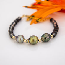 Load image into Gallery viewer, READY TO SHIP Bead Saltwater Pearl Bracelet in 14k Gold Fill - FJD$