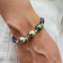 Load image into Gallery viewer, READY TO SHIP Bead Saltwater Pearl Bracelet in 14k Gold Fill - FJD$