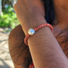 Load image into Gallery viewer, CONTACT US TO RECREATE THIS SOLD OUT STYLE Wooden Bead Saltwater Pearl Bracelet in 14k Gold Fill - FJD$