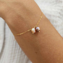 Load image into Gallery viewer, READY TO SHIP Freshwater Pearl Bracelet in 14k Gold Fill - FJD$