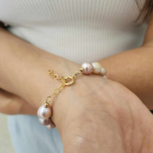 Load image into Gallery viewer, READY TO SHIP Freshwater Pearl Bracelet - 14k Gold Fill FJD$