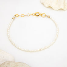 Load image into Gallery viewer, READY TO SHIP Freshwater Rice Pearl Bracelet - 14k Gold Fill FJD$