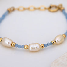 Load image into Gallery viewer, CONTACT US TO RECREATE THIS SOLD OUT STYLE Freshwater Pearl & Bead Bracelet - 14k Gold Fill FJD$