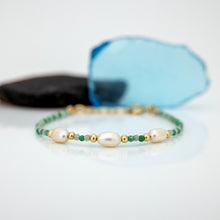 Load image into Gallery viewer, READY TO SHIP Freshwater Pearl & Bead Bracelet - 14k Gold Fill FJD$