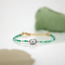 Load image into Gallery viewer, READY TO SHIP Freshwater Pearl & Bead Bracelet - 14k Gold Fill FJD$