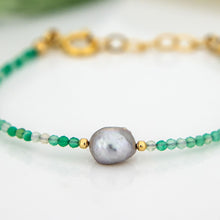Load image into Gallery viewer, READY TO SHIP Freshwater Pearl & Bead Bracelet - 14k Gold Fill FJD$