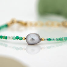 Load image into Gallery viewer, READY TO SHIP Freshwater Pearl & Bead Bracelet - 14k Gold Fill FJD$