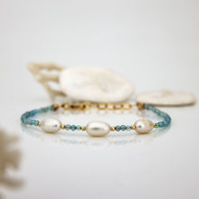 Load image into Gallery viewer, READY TO SHIP - Freshwater Pearl & Bead Bracelet - 14k Gold Fill FJD$