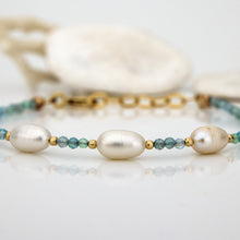 Load image into Gallery viewer, READY TO SHIP - Freshwater Pearl & Bead Bracelet - 14k Gold Fill FJD$