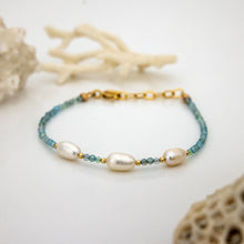 Load image into Gallery viewer, READY TO SHIP - Freshwater Pearl & Bead Bracelet - 14k Gold Fill FJD$