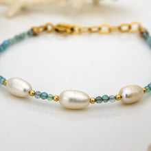 Load image into Gallery viewer, READY TO SHIP - Freshwater Pearl & Bead Bracelet - 14k Gold Fill FJD$