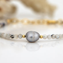 Load image into Gallery viewer, READY TO SHIP Freshwater Pearl & Bead Bracelet - 14k Gold Fill FJD$