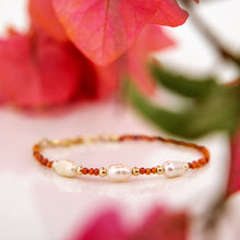 Load image into Gallery viewer, READY TO SHIP Freshwater Pearl & Bead Bracelet - 14k Gold Fill FJD$