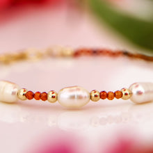 Load image into Gallery viewer, READY TO SHIP Freshwater Pearl & Bead Bracelet - 14k Gold Fill FJD$