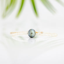 Load image into Gallery viewer, READY TO SHIP Freshwater Pearl Bracelet with Civa Fiji Pearl - 14k Gold Fill FJD$