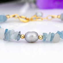 Load image into Gallery viewer, READY TO SHIP Freshwater Pearl & Natural Stone Bracelet - FJD$