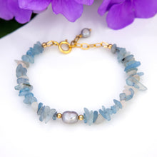 Load image into Gallery viewer, READY TO SHIP Freshwater Pearl & Natural Stone Bracelet - FJD$