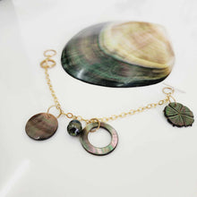 Load image into Gallery viewer, CONTACT US TO RECREATE THIS SOLD OUT STYLE Civa Fiji Pearl & Mother of Pearl Charm Bracelet - 14k Gold Fill FJD$