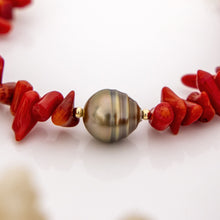 Load image into Gallery viewer, READY TO SHIP Civa Fiji Pearl Red Coral Bracelet - FJD$