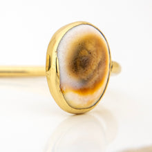 Load image into Gallery viewer, READY TO SHIP Civa Fiji Saltwater Bezel Set Pearl & Shell Cuff - 14k Gold Fill FJD$