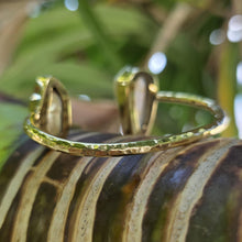 Load image into Gallery viewer, READY TO SHIP Civa Fiji Saltwater Bezel Set Pearl & Shell Cuff - 14k Gold Fill FJD$