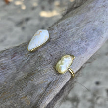 Load image into Gallery viewer, READY TO SHIP Civa Fiji Saltwater Bezel Set Pearl & Shell Cuff - 14k Gold Fill FJD$