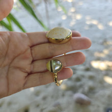 Load image into Gallery viewer, READY TO SHIP Civa Fiji Saltwater Bezel Set Pearl & Shell Cuff - 14k Gold Fill FJD$