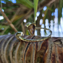 Load image into Gallery viewer, READY TO SHIP Civa Fiji Saltwater Bezel Set Pearl & Shell Cuff - 14k Gold Fill FJD$