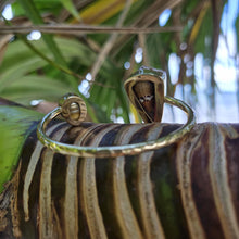 Load image into Gallery viewer, READY TO SHIP Civa Fiji Saltwater Bezel Set Pearl & Shell Cuff - 14k Gold Fill FJD$