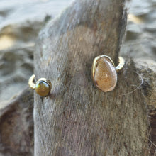 Load image into Gallery viewer, READY TO SHIP Civa Fiji Saltwater Bezel Set Pearl & Shell Cuff - 14k Gold Fill FJD$
