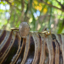 Load image into Gallery viewer, READY TO SHIP Civa Fiji Saltwater Bezel Set Pearl & Shell Cuff - 14k Gold Fill FJD$