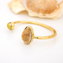 Load image into Gallery viewer, READY TO SHIP Civa Fiji Saltwater Bezel Set Pearl & Shell Cuff - 14k Gold Fill FJD$