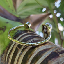 Load image into Gallery viewer, READY TO SHIP Civa Fiji Saltwater Bezel Set Pearl & Shell Cuff - 14k Gold Fill FJD$