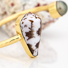 Load image into Gallery viewer, READY TO SHIP Civa Fiji Saltwater Bezel Set Pearl & Shell Cuff - 14k Gold Fill FJD$