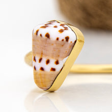 Load image into Gallery viewer, READY TO SHIP Civa Fiji Saltwater Bezel Set Pearl & Shell Cuff - 14k Gold Fill FJD$