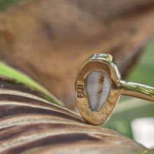 Load image into Gallery viewer, READY TO SHIP Civa Fiji Saltwater Bezel Set Pearl & Shell Cuff - 14k Gold Fill FJD$