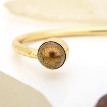 Load image into Gallery viewer, READY TO SHIP Civa Fiji Saltwater Bezel Set Pearl & Shell Cuff - 14k Gold Fill FJD$