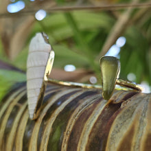 Load image into Gallery viewer, READY TO SHIP Bezel Set Seaglass & Shell Cuff - 14k Gold Fill FJD$