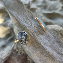 Load image into Gallery viewer, READY TO SHIP Bezel Set Seaglass & Shell Cuff - 14k Gold Fill FJD$