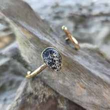 Load image into Gallery viewer, READY TO SHIP Bezel Set Seaglass & Shell Cuff - 14k Gold Fill FJD$