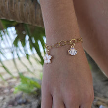 Load image into Gallery viewer, READY TO SHIP Tropical Charm Bracelet - Gold Plated FJD$