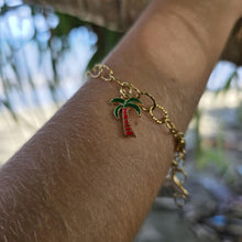 Load image into Gallery viewer, READY TO SHIP Tropical Charm Bracelet - Gold Plated FJD$